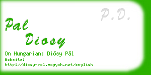 pal diosy business card