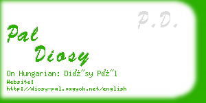 pal diosy business card